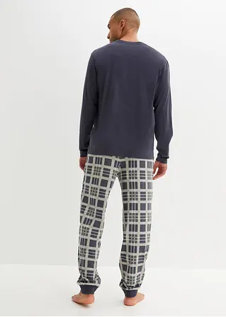 Bonprix Bequemer Schlafanzug Aus Weicher Baumwolle - Herren
