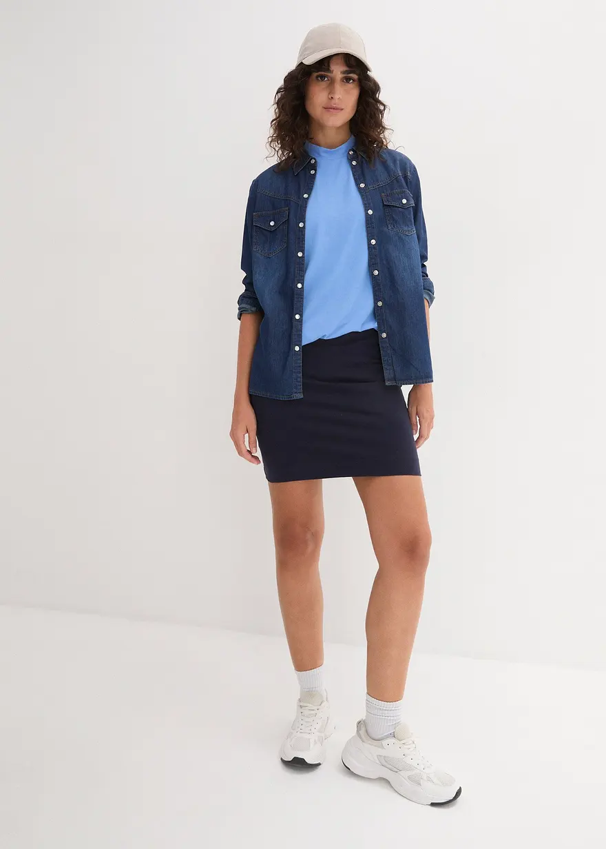 Bonprix Bequemer Shirtrock (2er-Pack) Mit Elastischen Bund