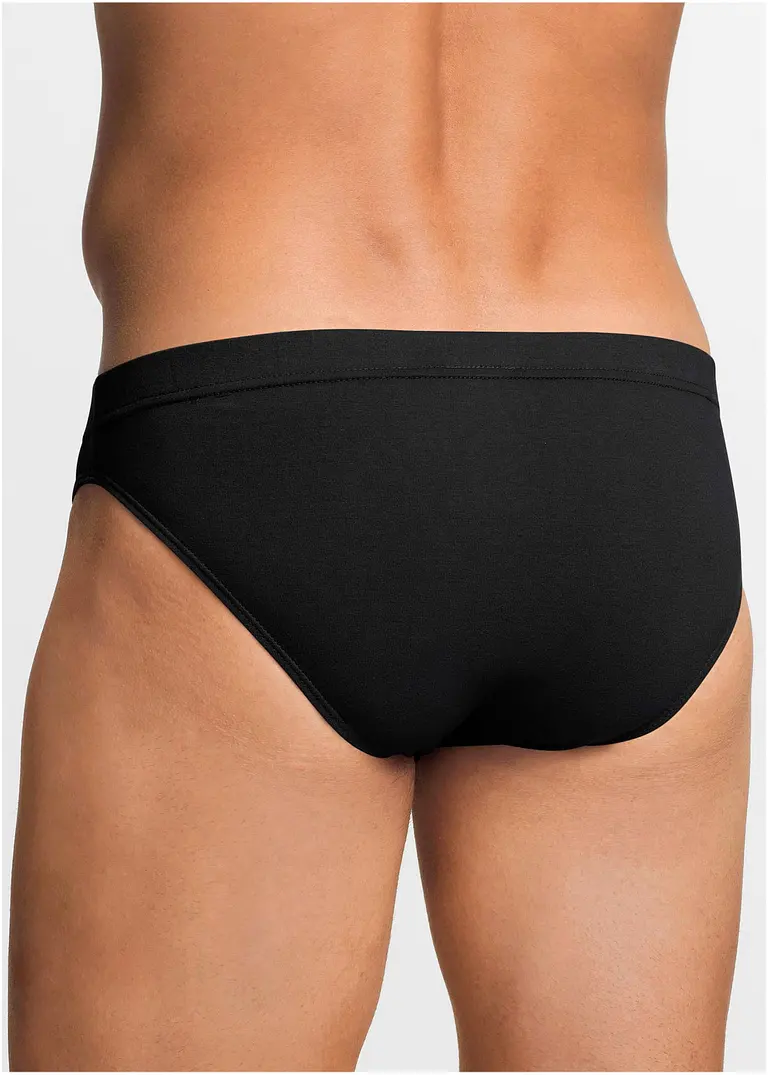 Bonprix Bequemer Slip Im Vorteilspack - Schwarz - Herren