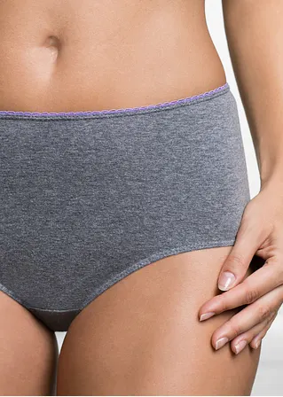 Bonprix Bequemer Slip Mit Kontrastfarbigem Gummibund - Damen