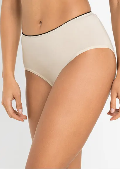Bonprix Bequemer Slip Mit Kontrastfarbigem Gummibund - Damen