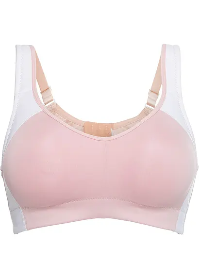 bonprix Bequemer Sport-BH mit verstellbaren Trägern - rosa Cup C - Damen