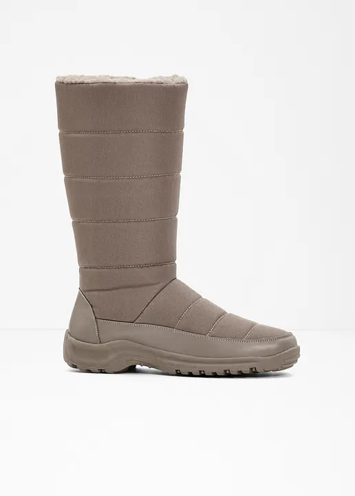 bonprix Bequemer Winter Boot mit Warmfutter - braun - Damen