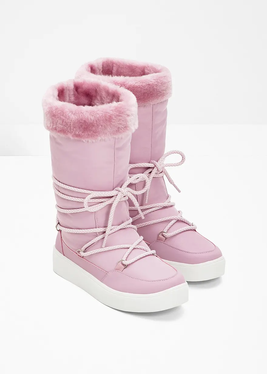 Bonprix Bequemer Winterboot Mit Warmen Innenfutter - Rosa
