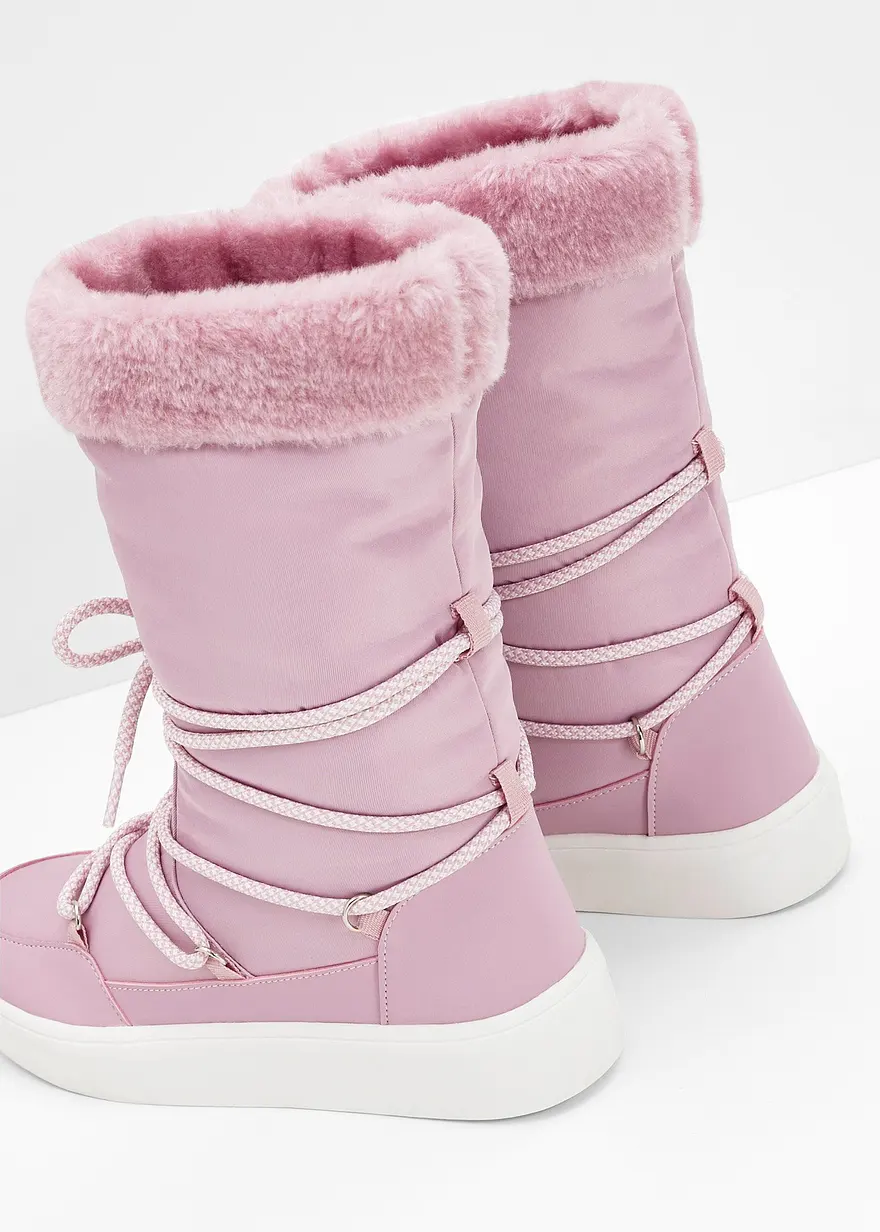 Bonprix Bequemer Winterboot Mit Warmen Innenfutter - Rosa