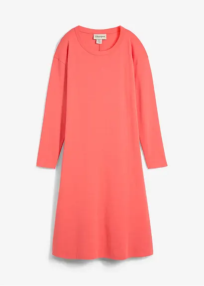 bonprix Bequemes Kleid aus schwerer Bio-Baumwolle - pink