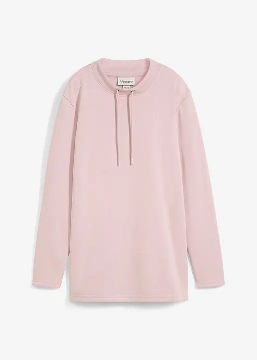 bonprix Bequemes Langarmshirt mit einer Weitenregulierung am Ausschnitt
