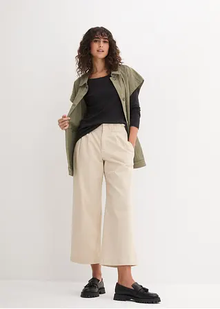 Bonprix Bequemes Shirt Aus Bio-Baumwolle - Schwarz - Damen