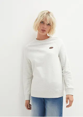 Bonprix Bequemes Sweatshirt Im 2er-Pack - Indigo+naturmeliert Meliert