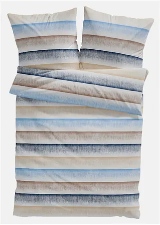 bonprix Bettwäsche in Streifen Design mit Farbverlauf