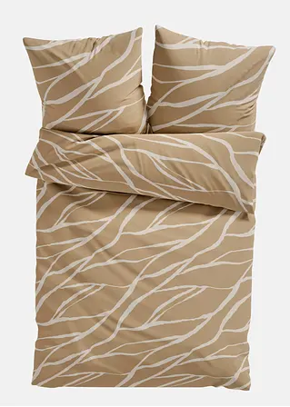 bonprix Bettwäsche mit grafischem Design in sanften Töne