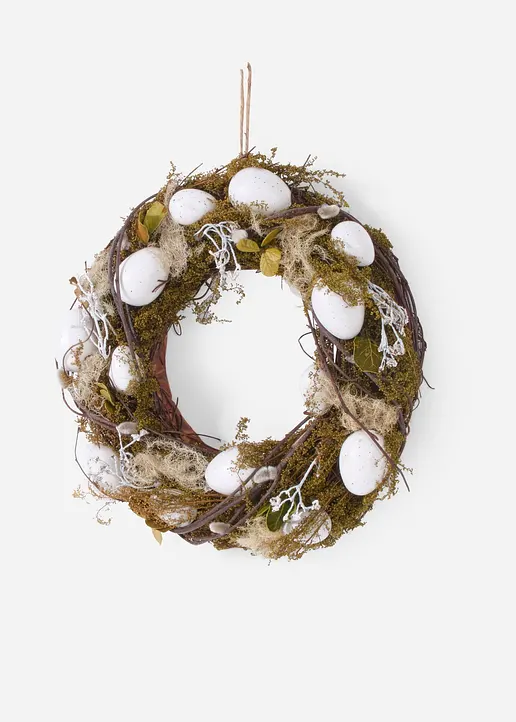bonprix Bezaubernder Ostergesteck/Kranz für festliche Akzente - beige