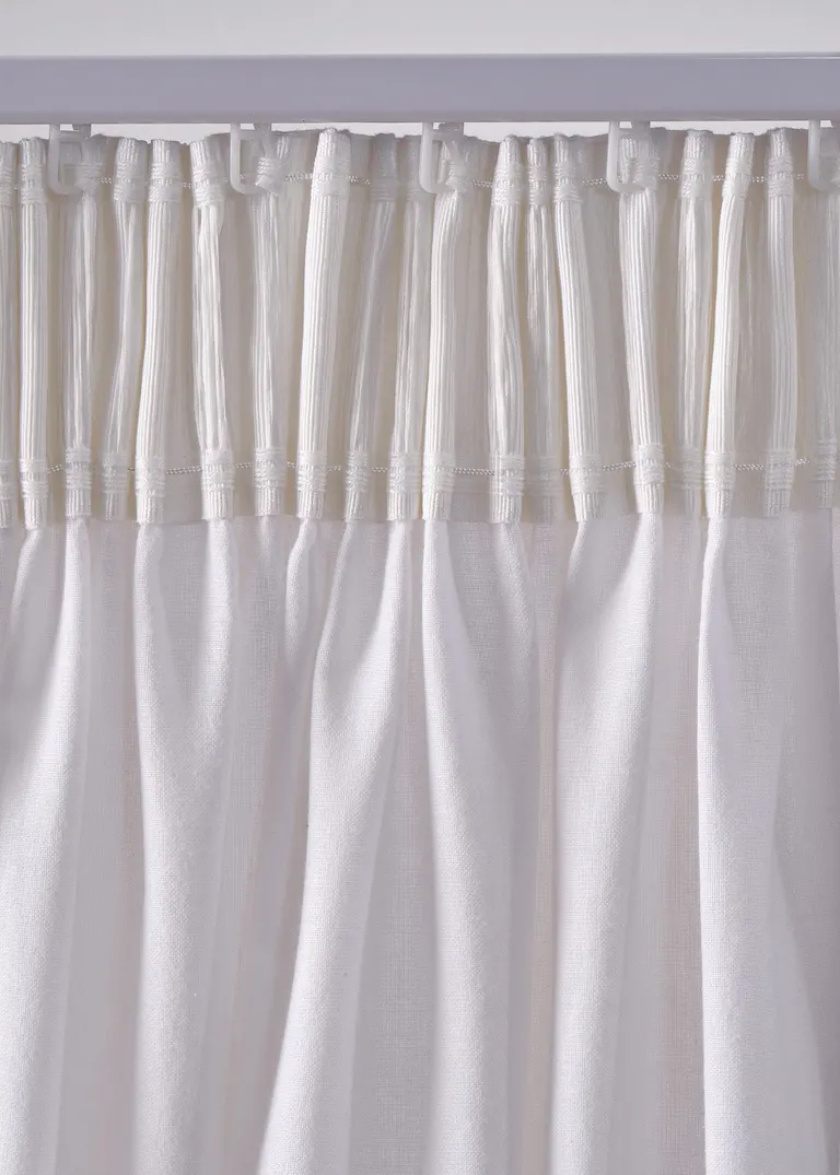 Bonprix Blickdichter Vorhang Aus Naturfaser - Grau Multifunktionsband