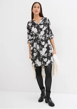 Bonprix Blusenkleid Für Die Schwangerschaft Und Stillzeit - Schwarz