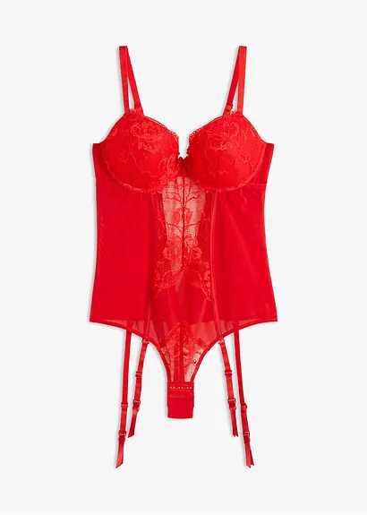 bonprix Body mit Strapshalter und schöner Spitze in sexy Look