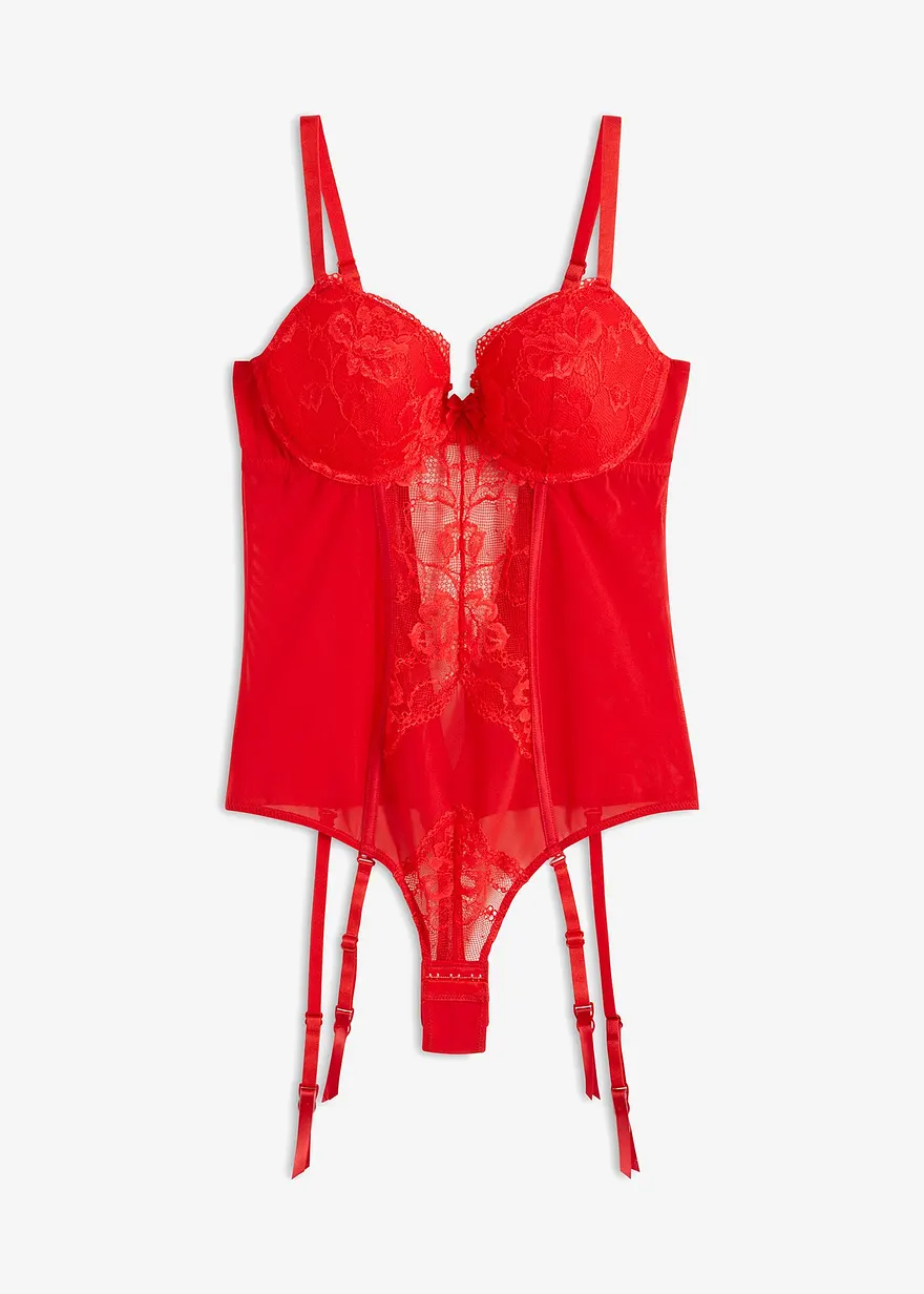 bonprix Body mit Strapshalter und schöner Spitze in sexy Look