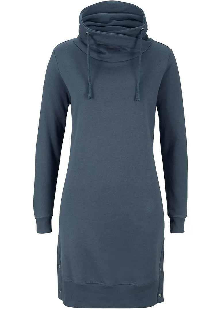 bonprix Angenehmes Sweatkleid - blau - Damen