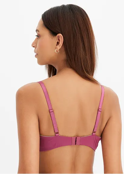 Bonprix Attraktiver BH Mit Spitze - Lila Cup B - Damen