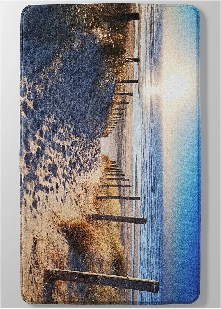 bonprix Badematte erzeugt Nordsee Feeling - blau