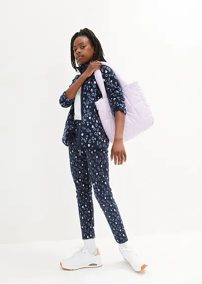 Bonprix Bequeme Kinder Thermoleggings - Blau - Kinder