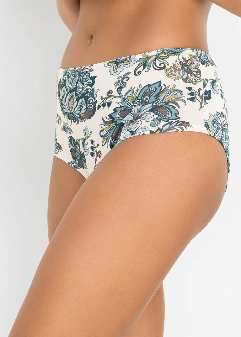 Bonprix Bequeme Maxipanty Im Floralen Look - Damen