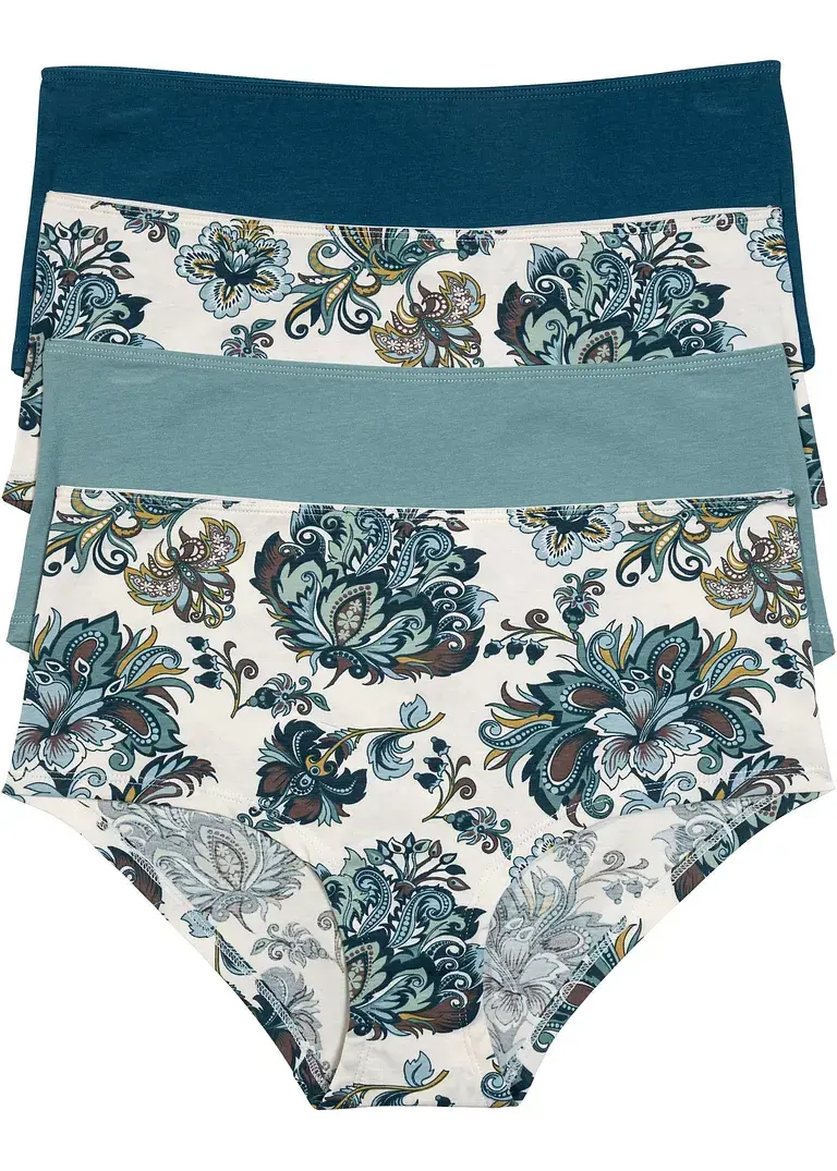 bonprix Bequeme Maxipanty im floralen Look - Damen