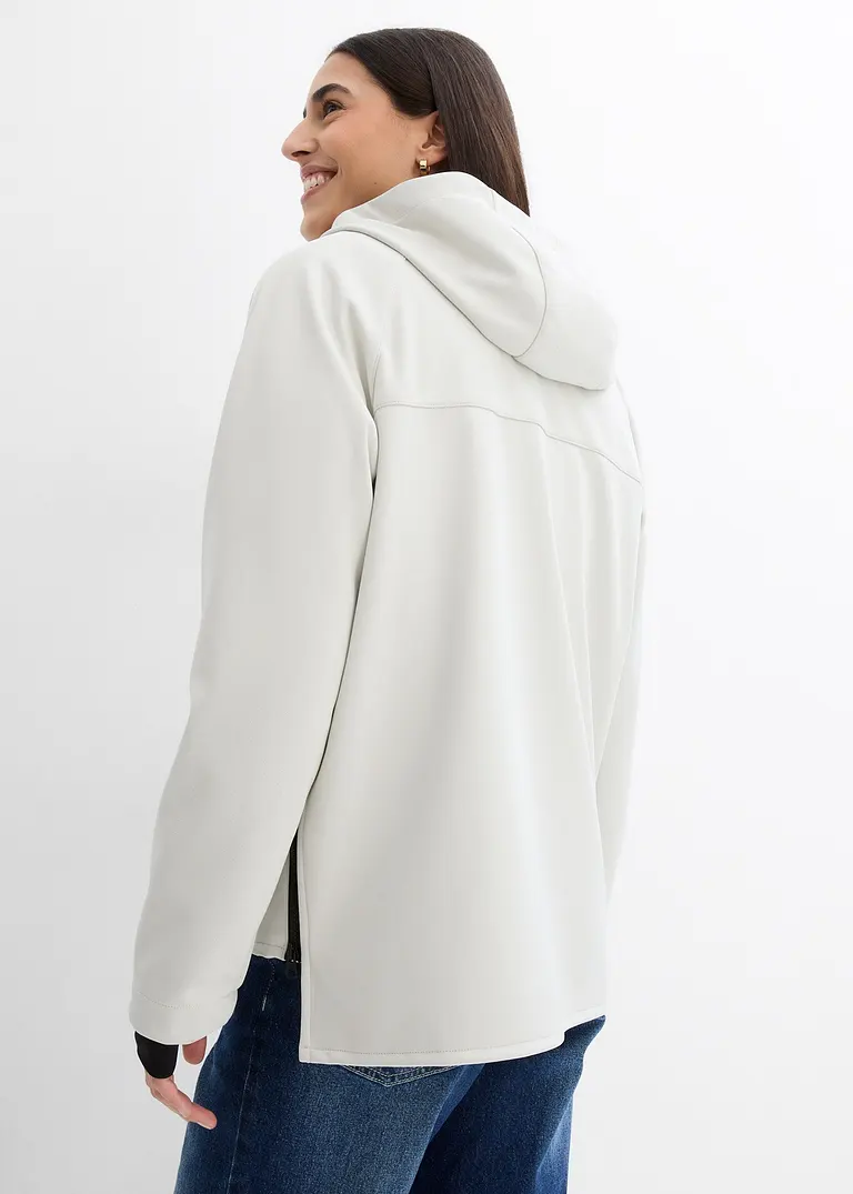 Bonprix Bequeme Softshelljacke - Beige - Damen