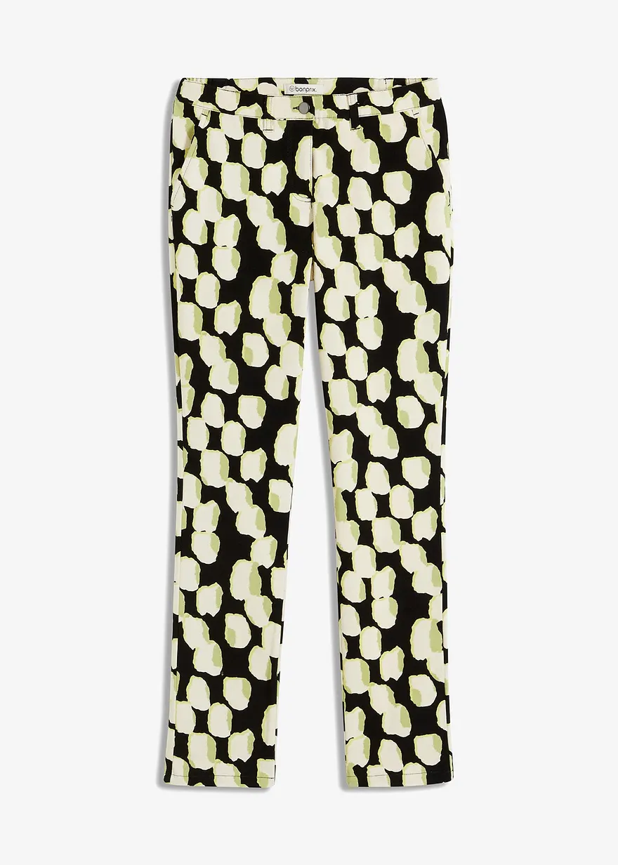 bonprix Bequeme Stretch-Hose - schwarz - Damen