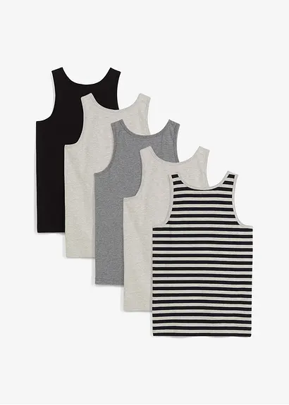 Bonprix Bequeme Unterhemden Im 5er Pack - Kinder