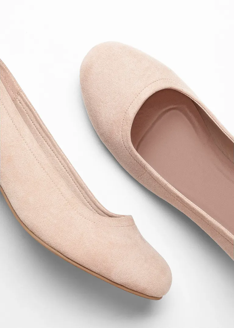 Bonprix Bequemer Pumps Mit Blockabsatz - Beige - Damen