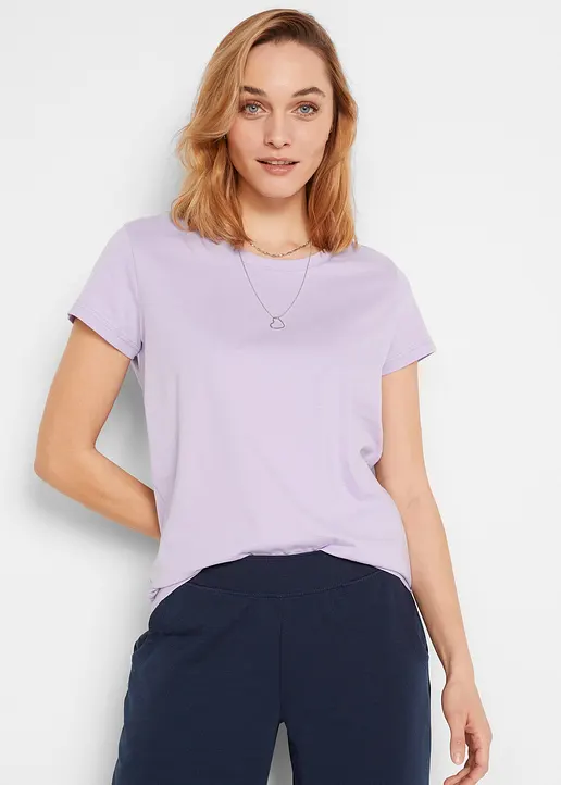 Bonprix Bequemes Shirt In Single Jersey - Damen
