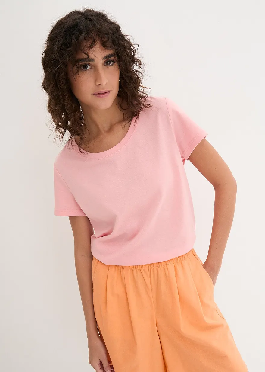 Bonprix Bequemes Shirt In Single Jersey - Damen