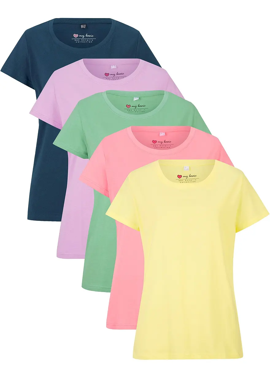 bonprix Bequemes Shirt in Single Jersey - Damen