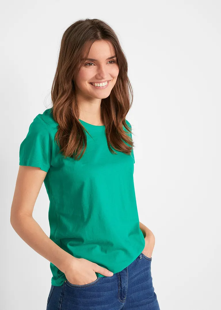 Bonprix Bequemes Shirt In Single Jersey - Damen