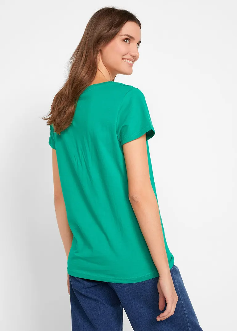 Bonprix Bequemes Shirt In Single Jersey - Damen