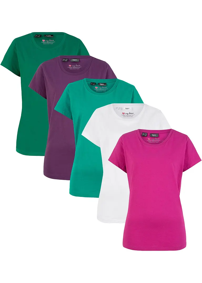 bonprix Bequemes Shirt in Single Jersey - Damen