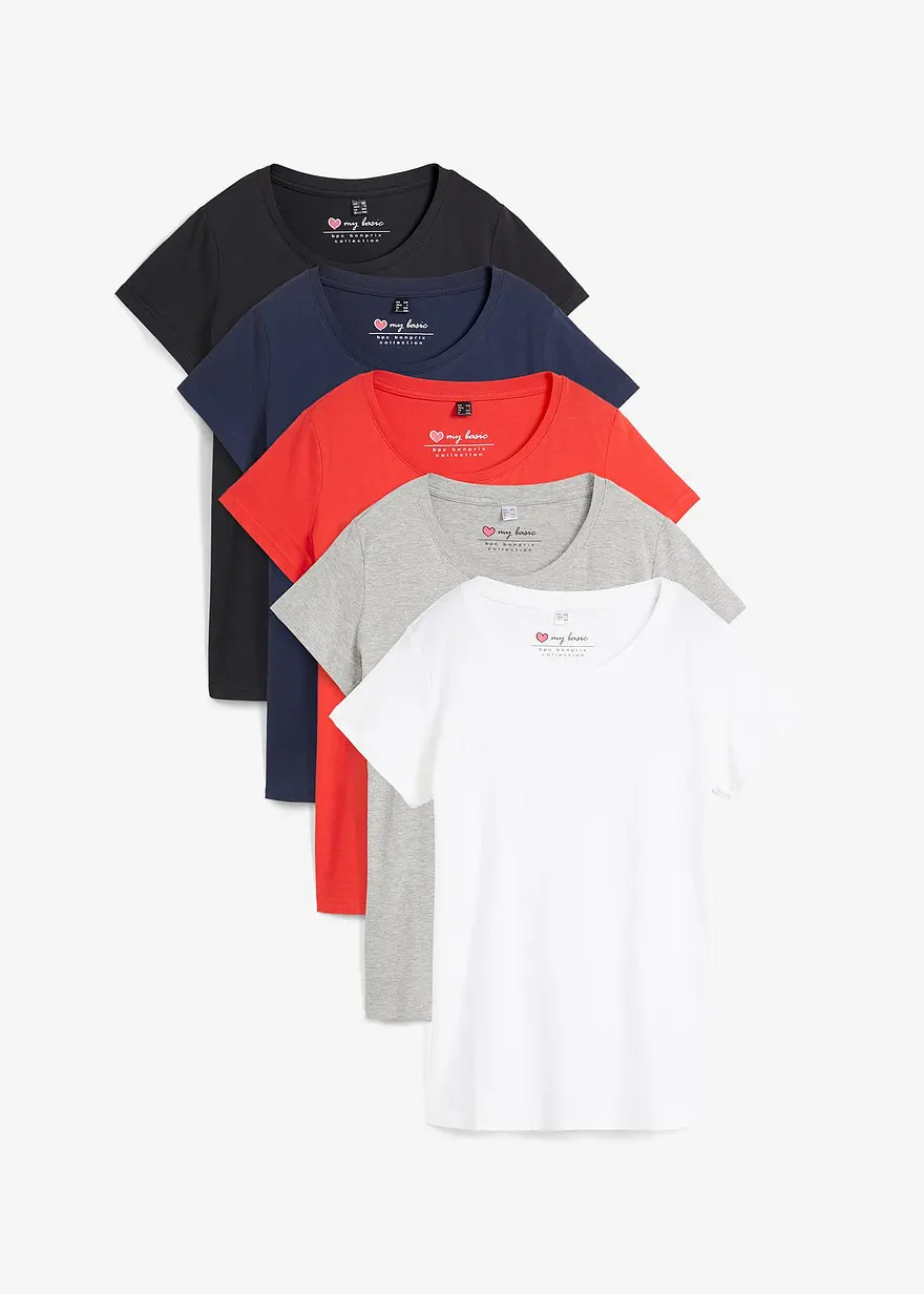 bonprix Bequemes Shirt in Single Jersey - Damen