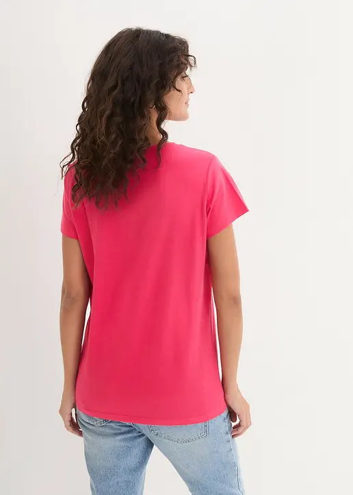 Bonprix Bequemes Shirt In Single Jersey - Damen
