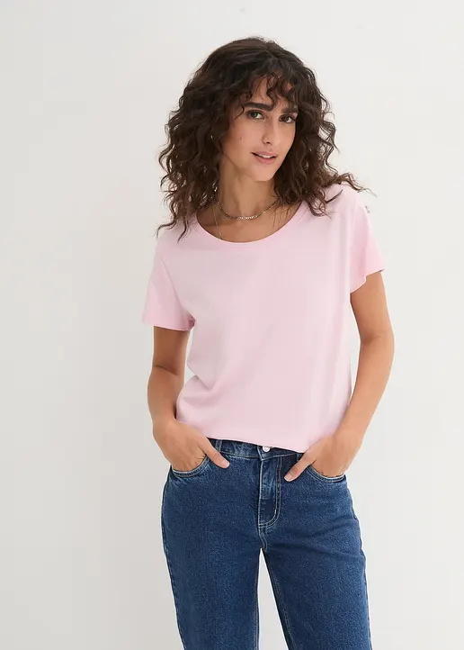 Bonprix Bequemes Shirt In Single Jersey - Damen
