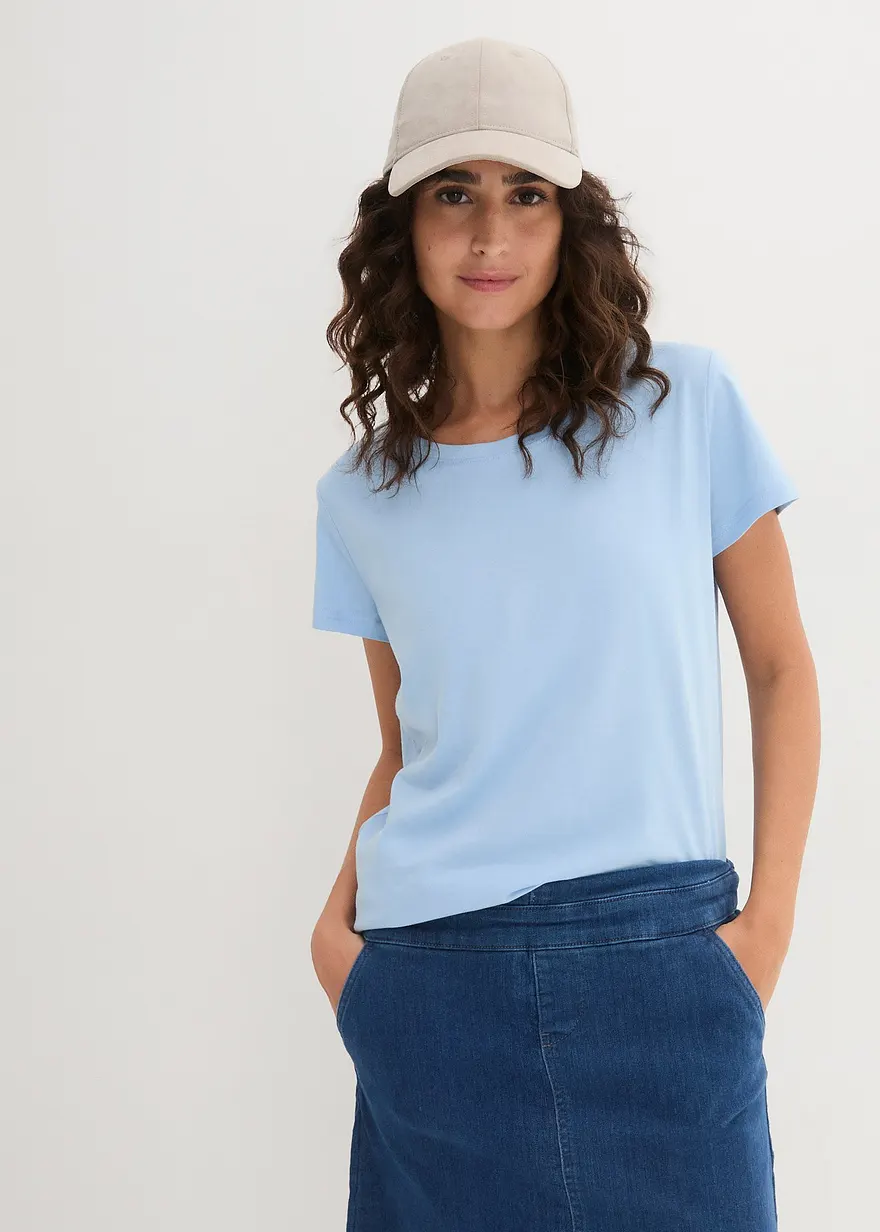Bonprix Bequemes Shirt In Single Jersey - Damen