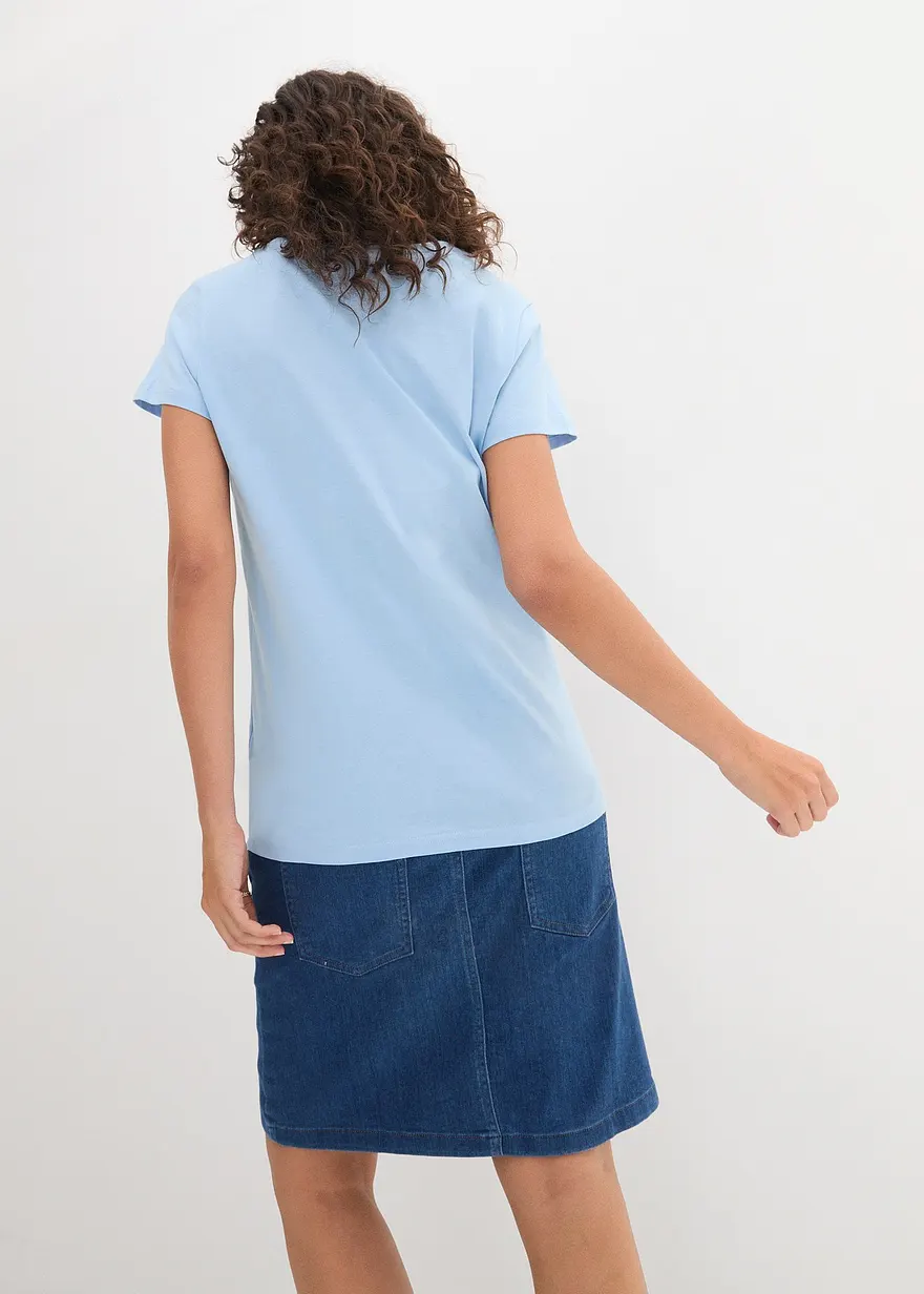 Bonprix Bequemes Shirt In Single Jersey - Damen