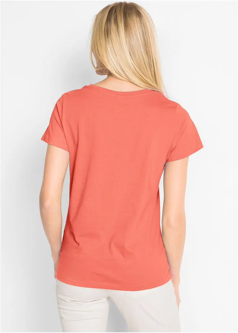 Bonprix Bequemes Shirt In Single Jersey - Damen