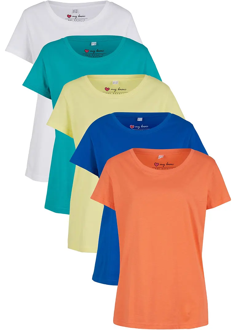 bonprix Bequemes Shirt in Single Jersey - Damen