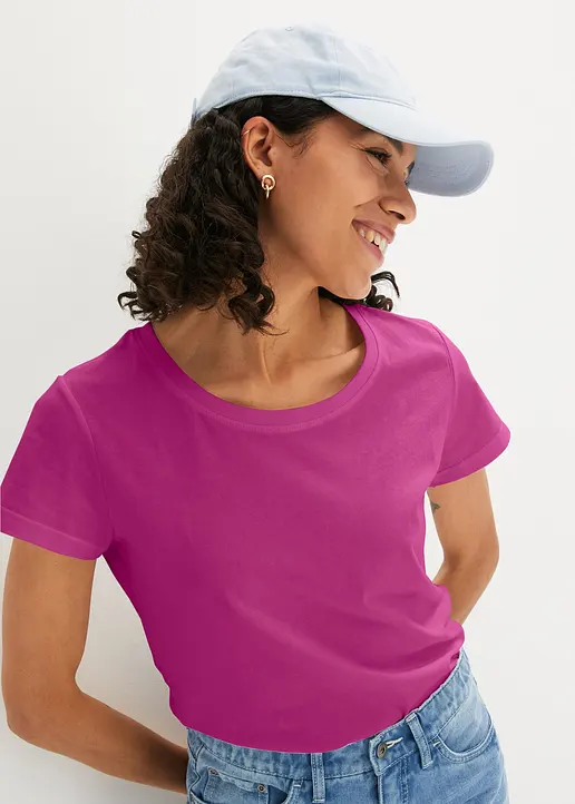 Bonprix Bequemes Shirt In Single Jersey - Damen