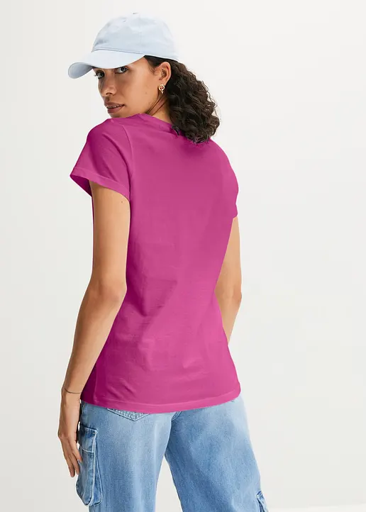 Bonprix Bequemes Shirt In Single Jersey - Damen