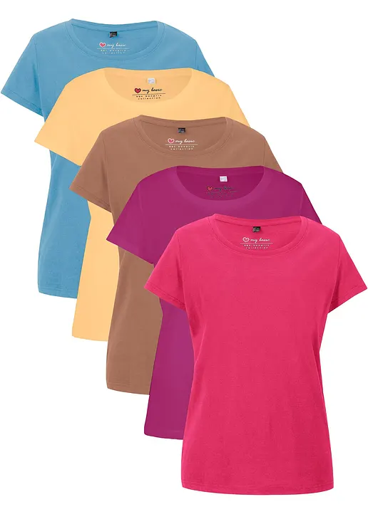 bonprix Bequemes Shirt in Single Jersey - Damen