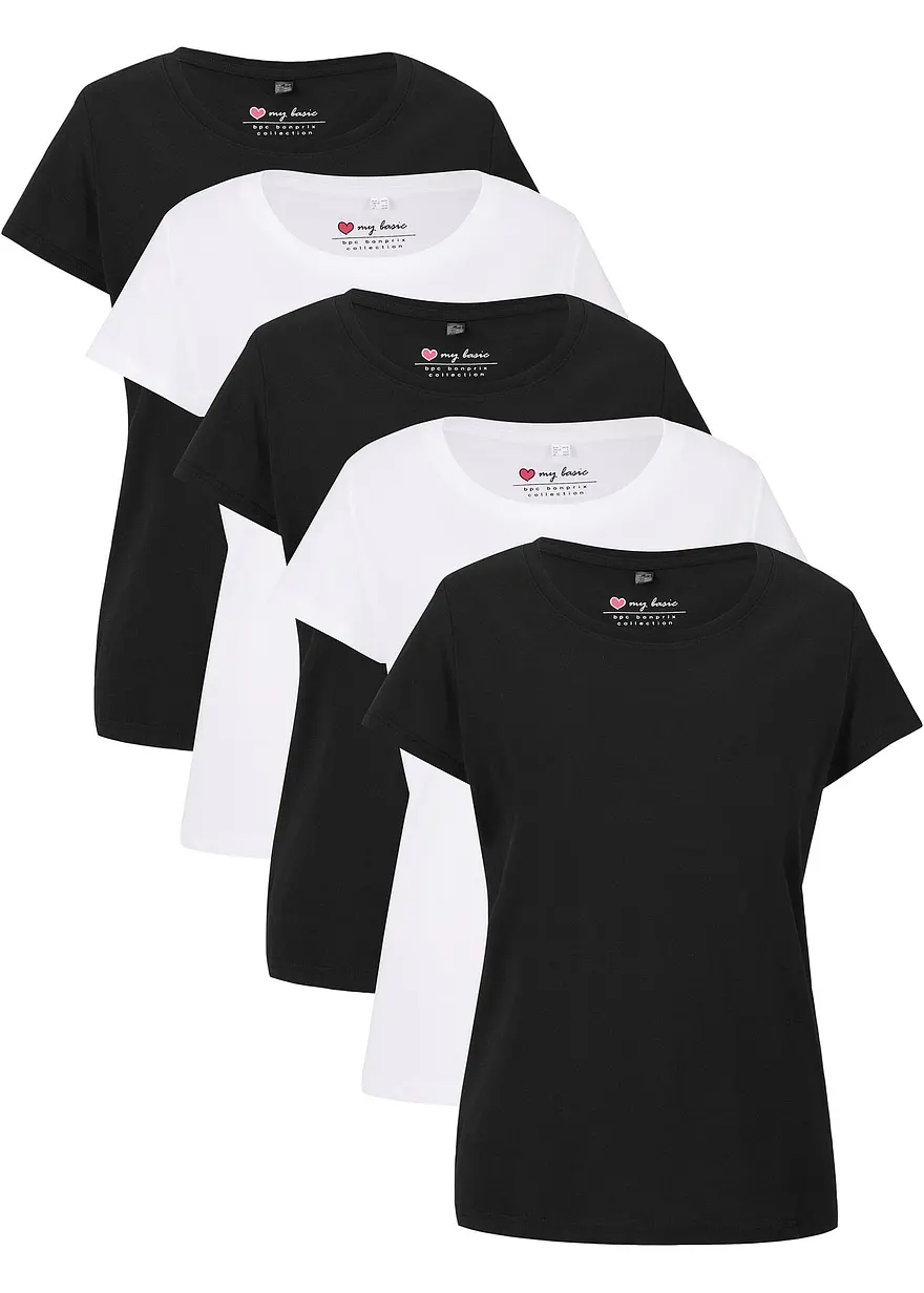 bonprix Bequemes Shirt in Single Jersey - Damen