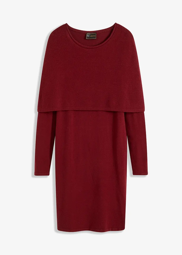 bonprix besonderes Strickkleid - rot - Damen