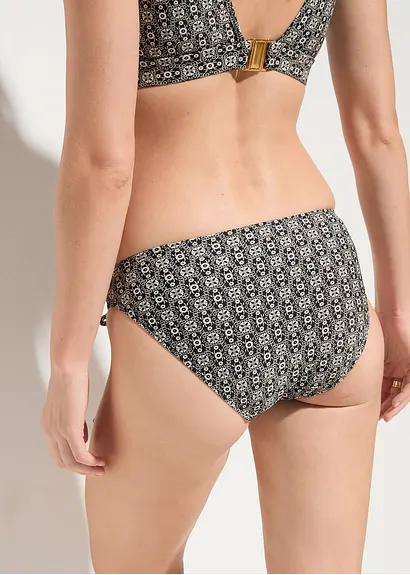 Bonprix Bikinihose Mit Bindedetail - Beige - Damen