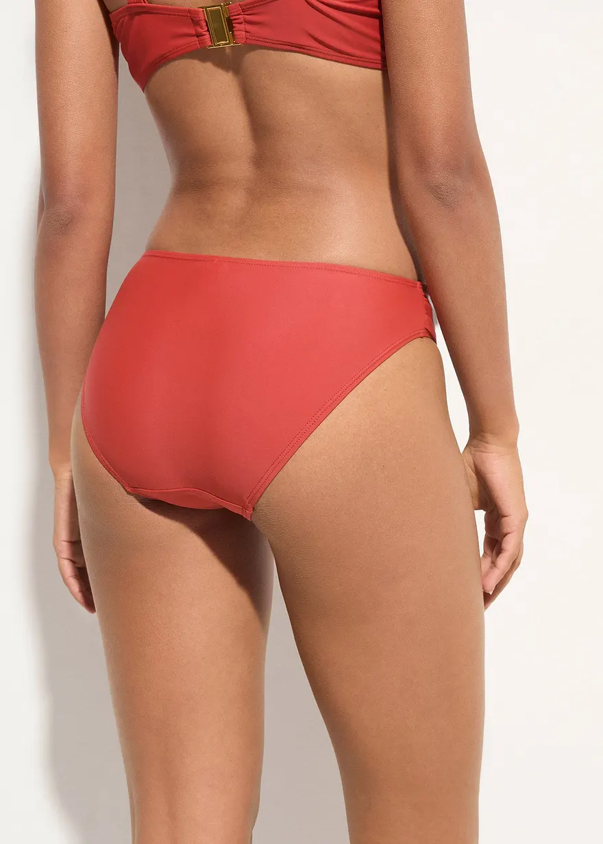 Bonprix Bikinihose Mit Bindedetail - Rot - Damen